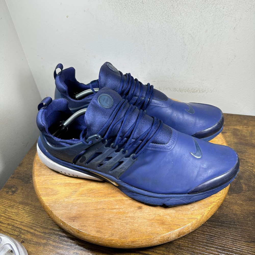 Nike Air Presto Mid Utility Navy Blue Sneakers 862749-400 Mens Size 14